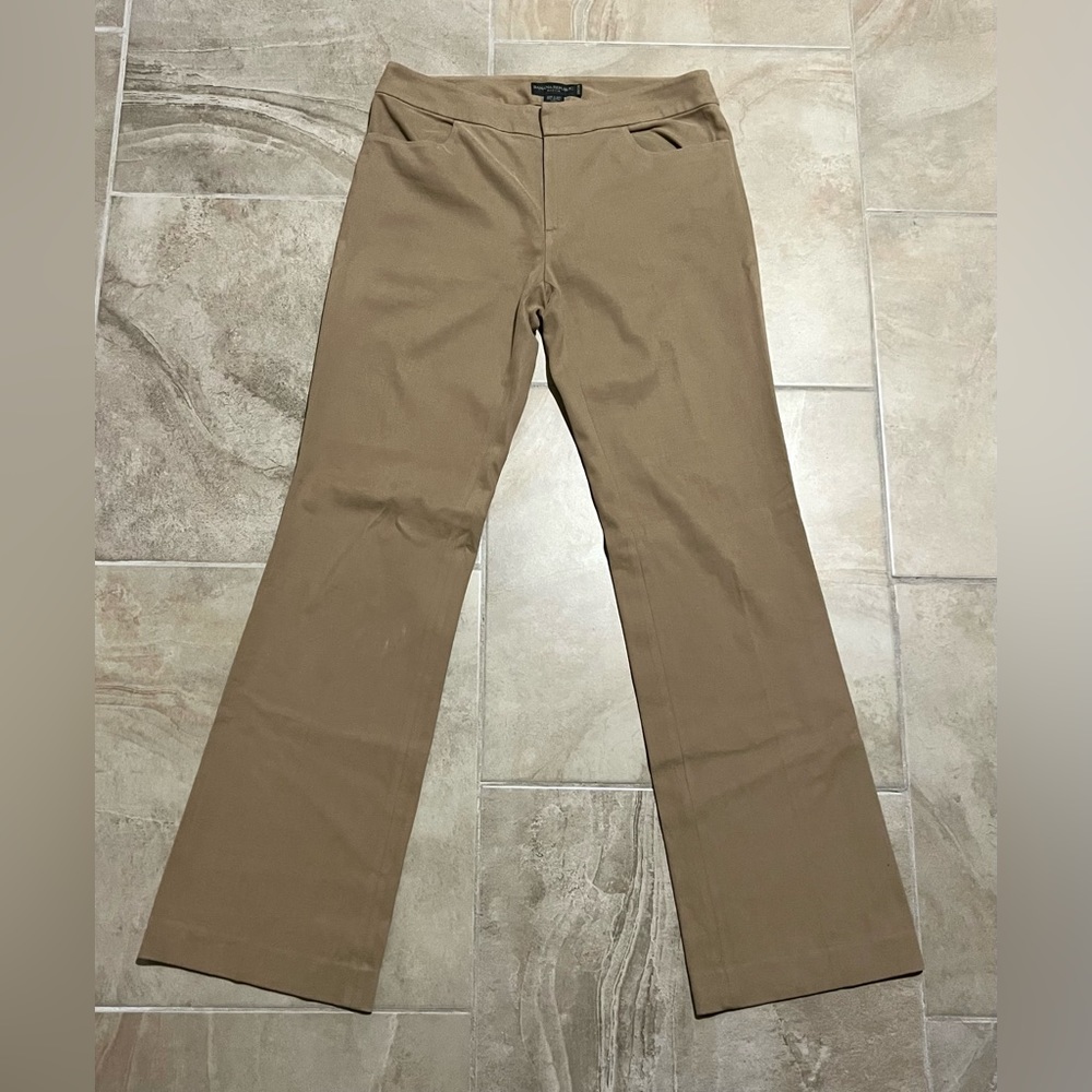 Banana Republic Martin Fit Womens Dress Pants Slacks Size 8 Stretch beige